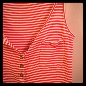 j Crew striped tank